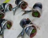 秋刀魚の大葉巻き巻き作り方3写真