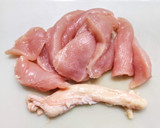 梨と茹で鶏むね肉の冷やし中華作り方2写真