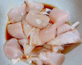 ケチャップ風味の鶏肉の竜田揚げ♡作り方2写真