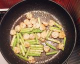 海老とアスパラガスのレモンバター炒め作り方5写真