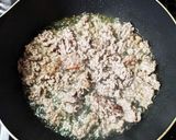 【肉味噌風、挽き肉キャベツ炒め】作り方2写真