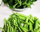 ◇簡単☆白茄子と空芯菜の豚肉中華炒め♪◇作り方5写真