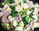 ◇簡単☆白茄子と空芯菜の豚肉中華炒め♪◇作り方13写真