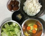 シャキシャキレタス入りチャーハン作り方1写真