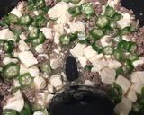 オクラと挽肉の柚子胡椒豆腐作り方10写真