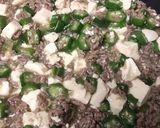 オクラと挽肉の柚子胡椒豆腐作り方11写真
