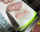 高タンパクヘルシー鶏そぼろ丼作り方1写真