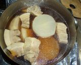 豚の角煮　大根をそえて作り方6写真