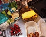 冷凍オムそばめしとチキンかつ弁当作り方2写真