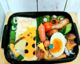 簡単♪ ★じゃがりこキリンのキャラ弁当★作り方2写真