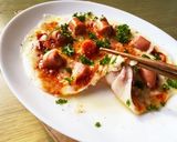 レンジでピザ餅●簡単5分小学生の得意料理作り方9写真