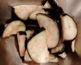 なすと焼き葱のお味噌汁作り方4写真