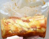 材料2つ簡単スイカの皮できゅうり風キムチ作り方3写真
