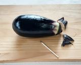 【野菜ソムリエ】京山科なすの焼きナス作り方1写真