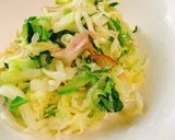 キャベツとミョウガのにんにく和え♪作り方3写真