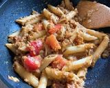 力飯チーズ乱入ボロネーゼペンネ風作り方5写真