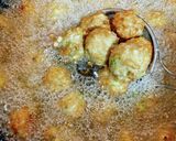 蓮根シャキシャキ豚肉団子の甘酢あんかけ作り方3写真