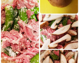 レンジ5分～牛肉入りししとう蒸し和え物作り方2写真