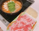 家にある物で簡単、火鍋のしゃぶしゃぶ！作り方5写真