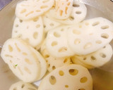 蓮根とえびの挟み揚げ♪作り方1写真
