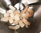 ワンパンで！海老の柚子胡椒クリームパスタ作り方2写真
