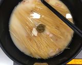 ワンパンで！海老の柚子胡椒クリームパスタ作り方5写真