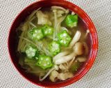 きのこのお吸い物＊焼き鳥缶で簡単作り方5写真