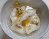 レンジで簡単！餃子スープ作り方1写真