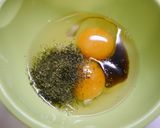 簡単！卵焼き☆悪魔のおにぎり風味作り方1写真