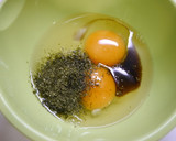簡単！卵焼き☆悪魔のおにぎり風味作り方1写真