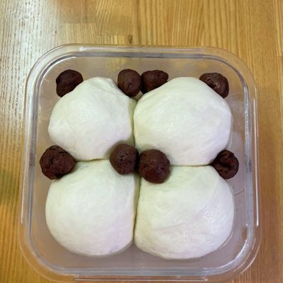 もちもちふんわり パンダちぎりパン by panda__pan 【クックパッド