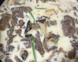 牛肉とエリンギのクリーム煮♡牛乳で作り方7写真