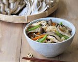 簡単♪きのこと油揚げの炊き込みご飯作り方6写真