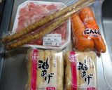 ◆天然水できつねと豚のロール煮◆作り方1写真