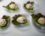 アボカドのシーチキンマヨ乗せ作り方3写真