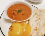 バターチキンカレーwithナン&パプリカ作り方13写真