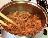 韓国風 豚こまと蒟蒻のピリ辛味噌煮込み作り方7写真