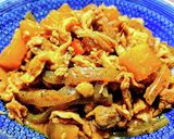 韓国風 豚こまと蒟蒻のピリ辛味噌煮込み作り方10写真