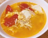 トマトと豆腐の酸辣湯風スープ作り方5写真