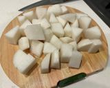 大根とそぼろのあんかけ煮作り方1写真