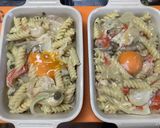 簡単!カニかまのカルボナーラ風グラタン♬作り方9写真
