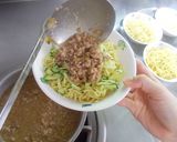 蒸し中華麺でお手軽ジャージャー麺！給食作り方6写真