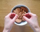 イタリアのチョコレートサラミ作り方1写真