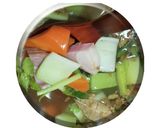9月、肌寒い日の★ストックSOUP★作り方1写真