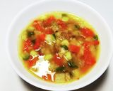 犬ご飯　鹿のアキレスと野菜のスープ作り方5写真
