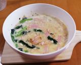 レンジで作るオートミール・カルボナーラ風作り方7写真