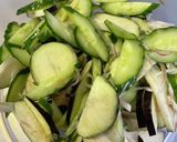 野菜の色も鮮やか柴漬け風簡単サラダ作り方4写真