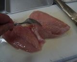 鶏胸肉を柔らかく処理した、甘辛酢鶏炒め♪作り方4写真
