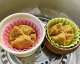 ぱっくり割れる！米粉の黒糖蒸しパン♡作り方4写真