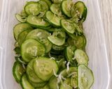胡瓜とちりめんのスピード酢の物作り方4写真